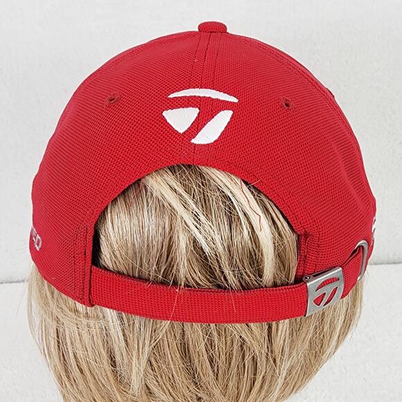 TaylorMade SLDR Tour Preferred Red White Golf Baseball Cap. EUC. One size - Picture 4 of 10